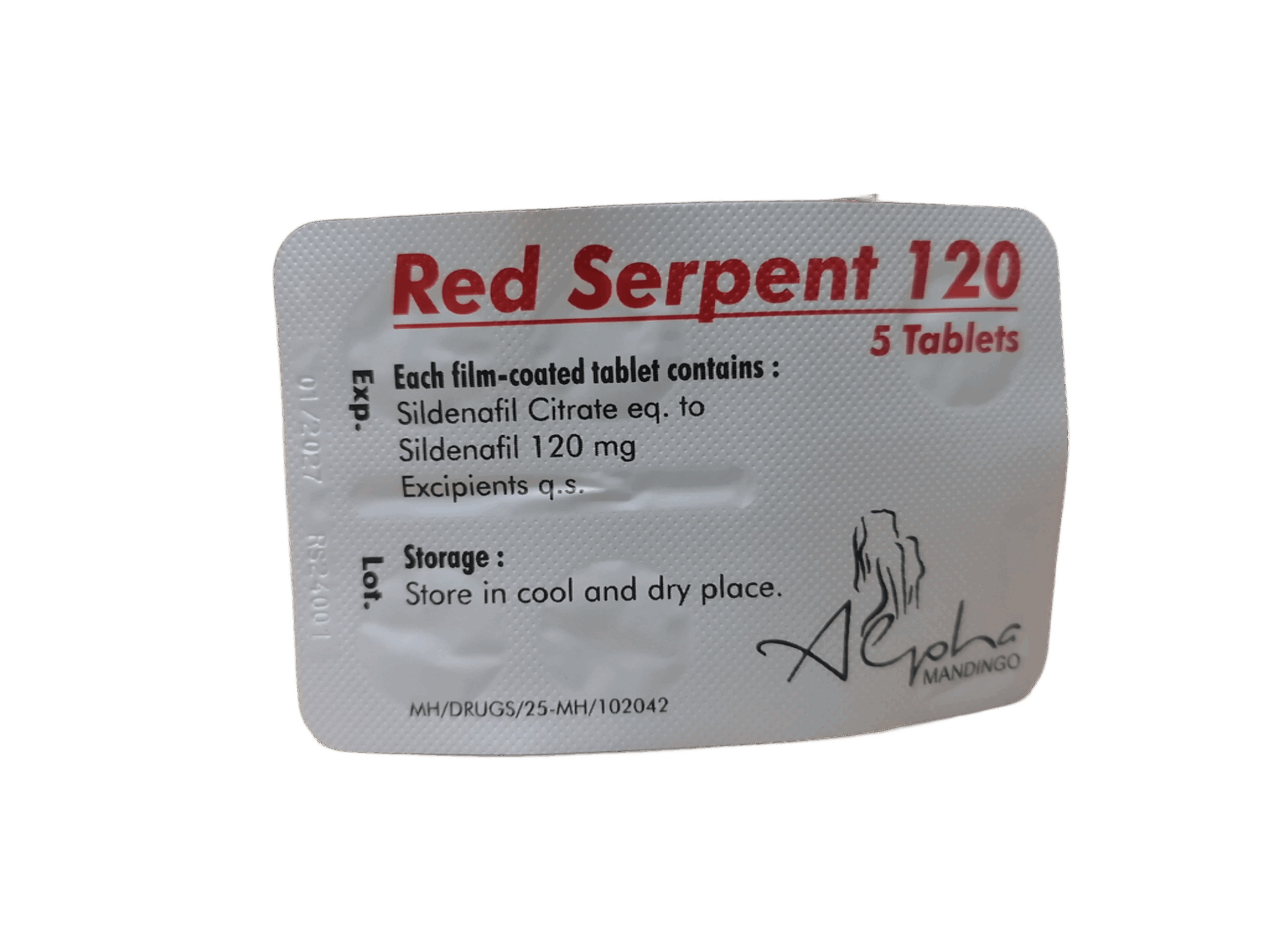 Sildenafil 120mg 5tab Cobra